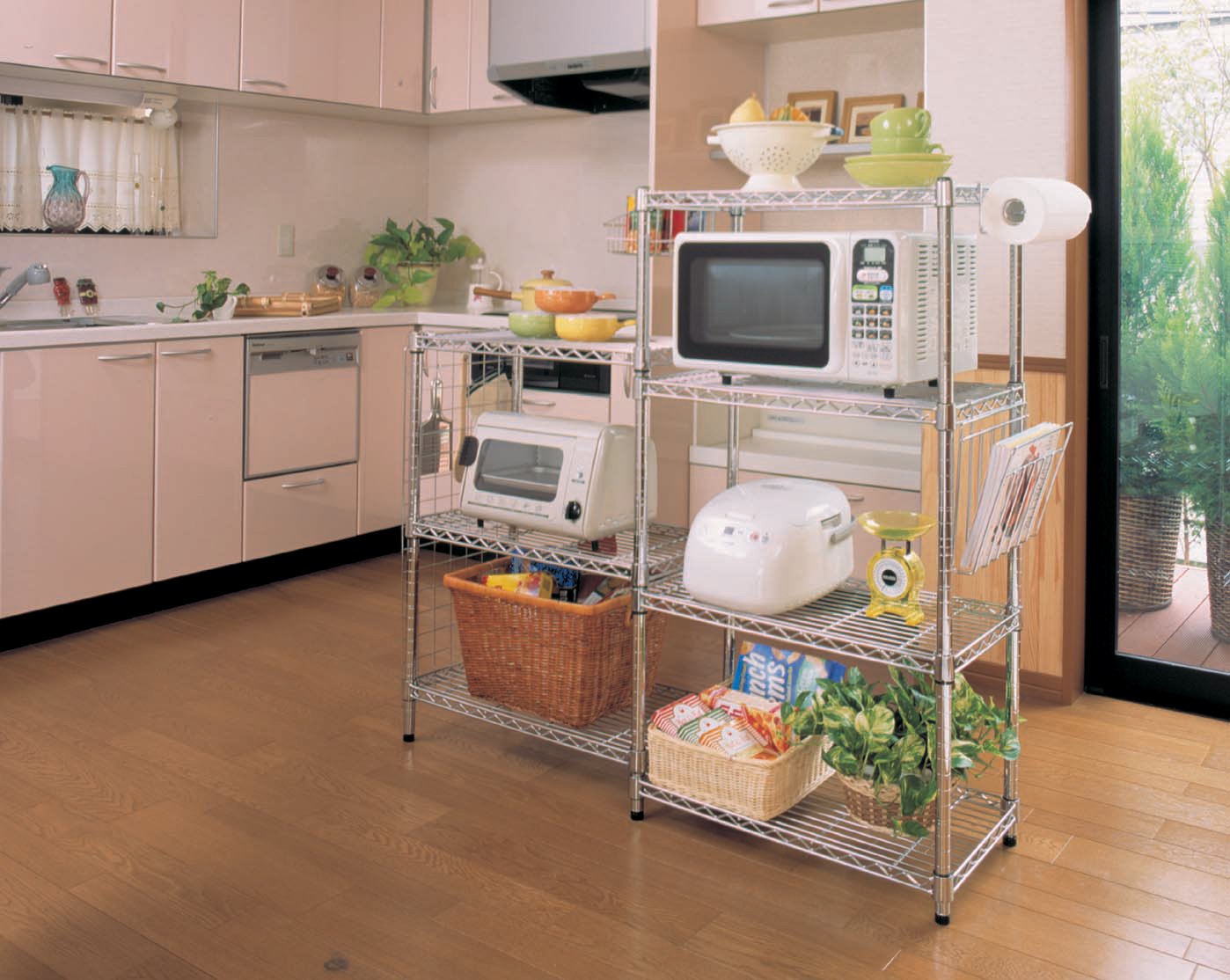 merumeruaucメタルラック メタルラック シェルフ 25-3140-00 アイリスオーヤマ MR-6509